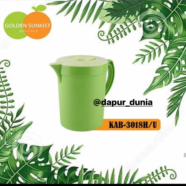 Eskan / teko air plastik golden sunkist