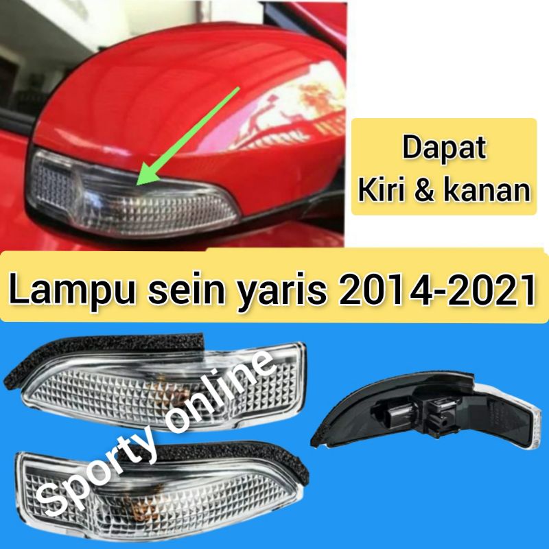 Lampu sein Spion allnew yaris 2014 -2021