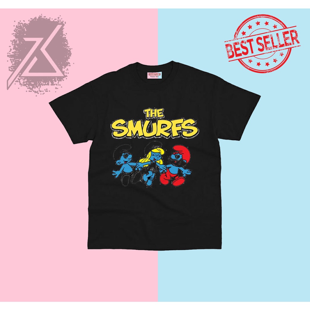 KAOS ANAK THE SMURFS KARTUN ANAK