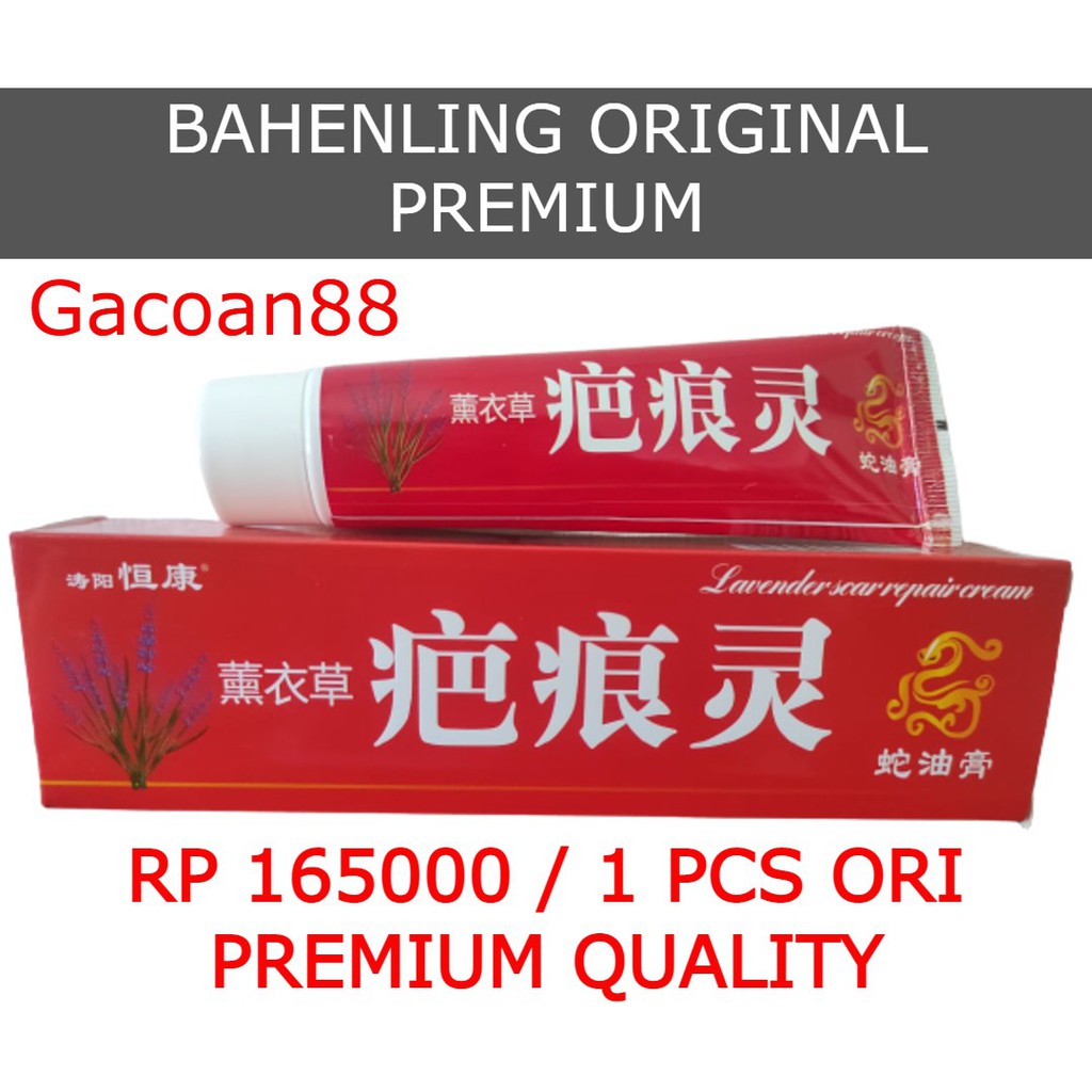 BAHENLING ORIGINAL PREMIUM SALEP PENGHILANG BEKAS LUKA LAVENDER