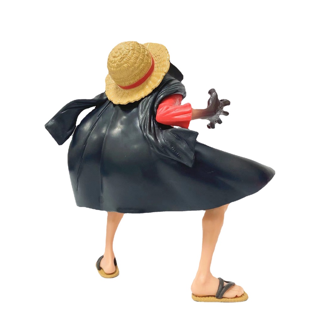 Mainan Action Figure One Piece Monkey D Luffy Ghost Island Battle Suit Wano Country Koa Art King Bahan Pvc 20cm