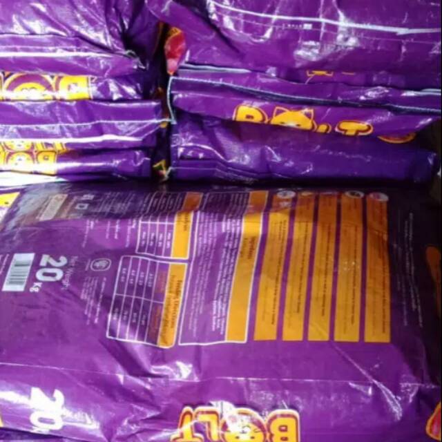 Bolt makanan kucing 20kg/bolt makanan kucing/bolt 20kg/pakan kucing/