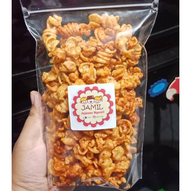 

Makaroni spiral pedas pouch