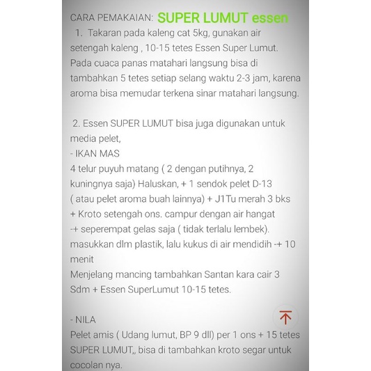 ESEN SUPER LUMUT / ESEN MANCING IKAN NILA / ESEN LUMUT