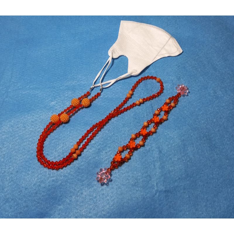 1 set kalung dan konektor Masker