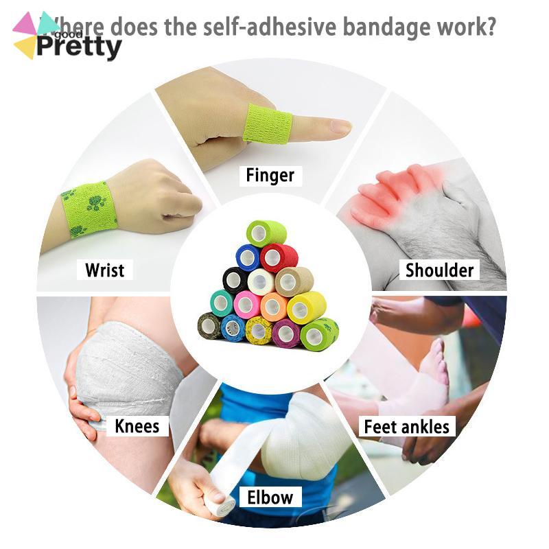 Finger Tape/Wrist Tape Perban Jari meter Taping Olahraga Tapping perban Elastis 5cm x 4.5m Sport Taping - PD