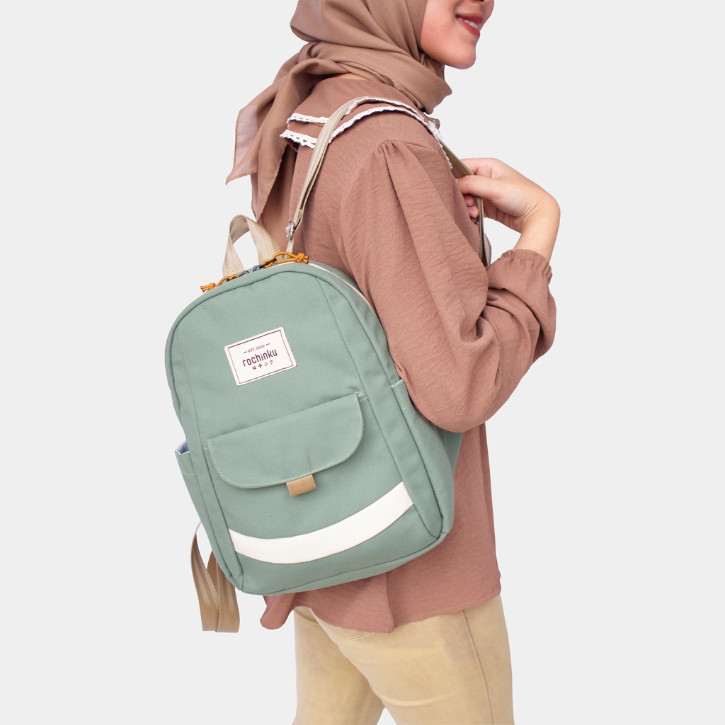 Rochinku Harumi Series Backpack Tas Ransel Mini Sekolah Kantor