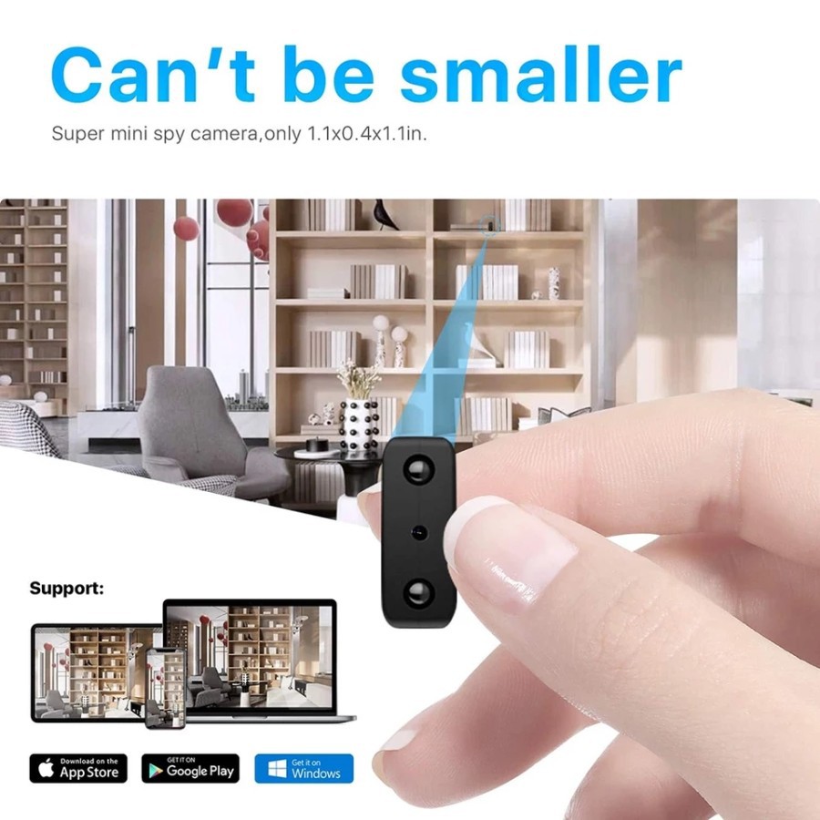 Camera Super Mini Wifi HD Spy Camera - Micro Camera XD