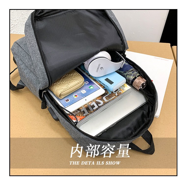 ♥DPS829♥T112 COD TAS Backpack Usb Charger Support / Tas Ransel Pria Punggung Laptop Import