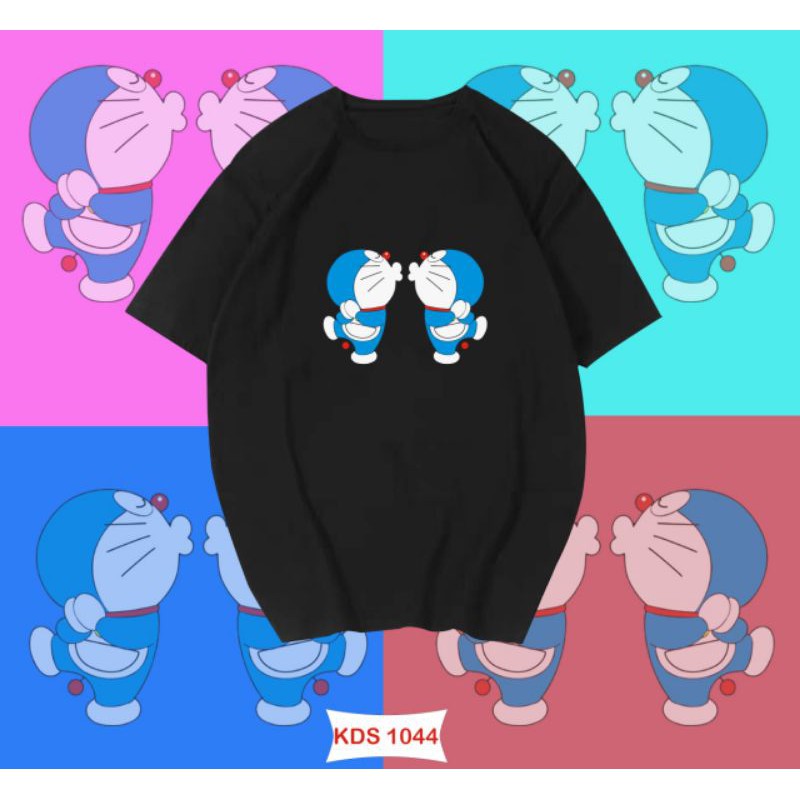 T-SHIRT / TUMBLR TEE DORAEMON KISS /UNISEX COTTON 30S PREMIUM