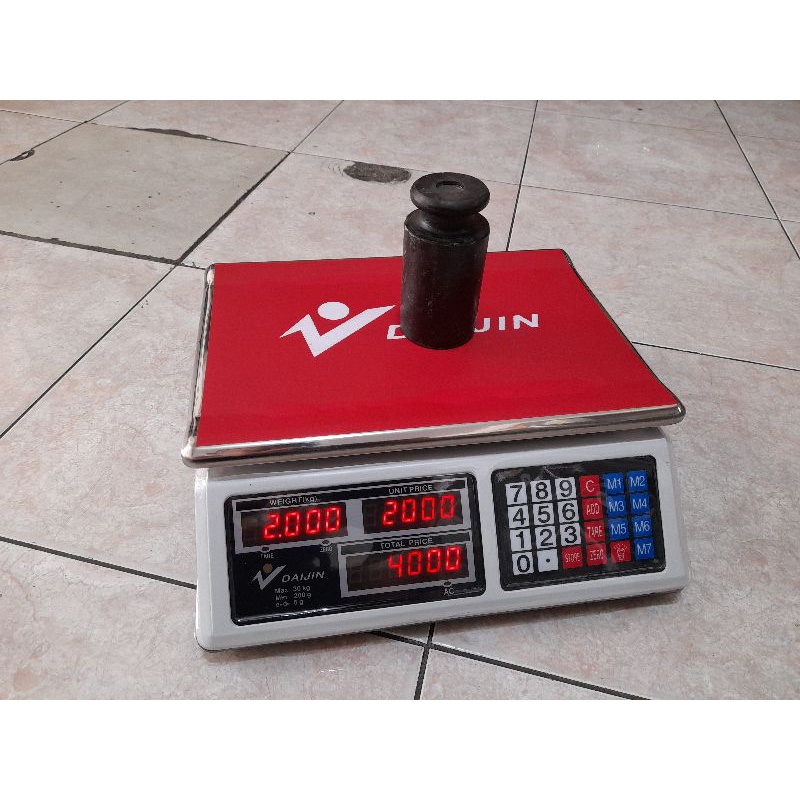 Timbangan Digital Buah 30kg Daijin
