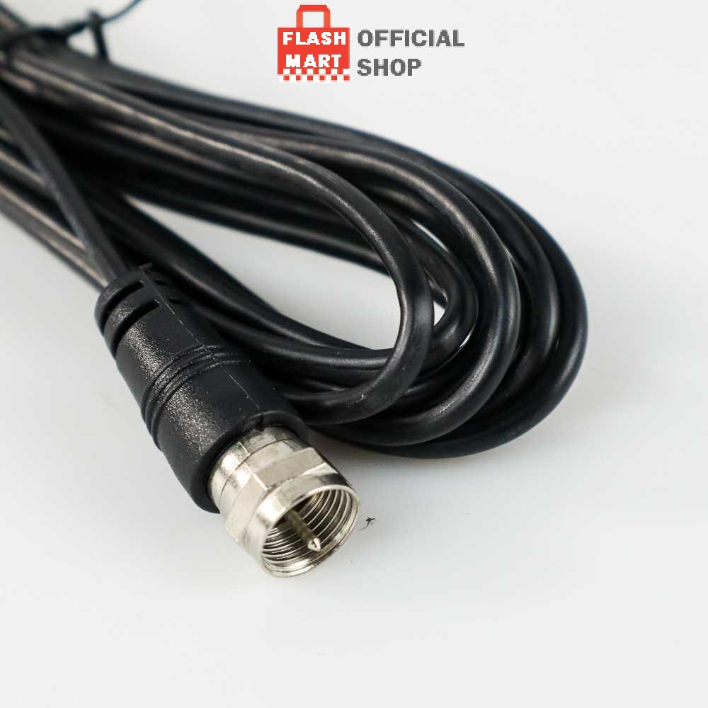 Flashmart  TFL-D139 Antena TV Digital DVB-T2 4K 25 dB Spider Pattern