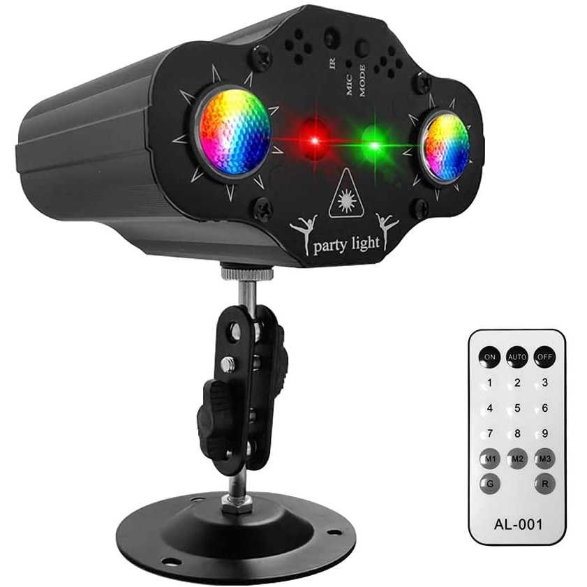 Proyektor Laser LED Lampu Disco DJ 72 Patterns Lampu Disko