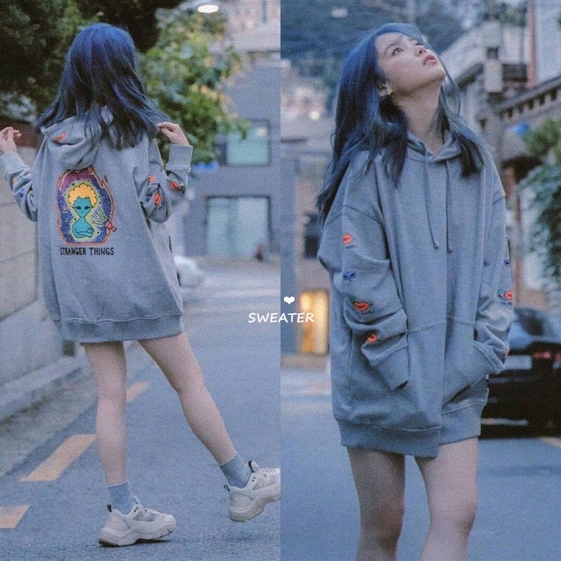 IU Stranger Hoodie Sweater Import Style Korean
