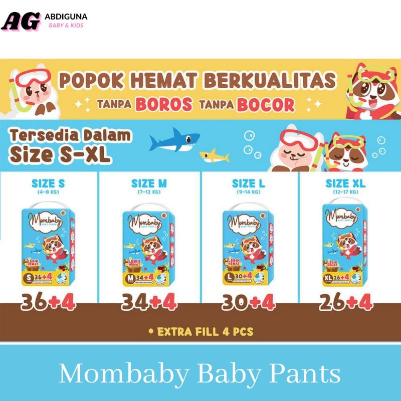 PAMPERS MOMBABY / pempes sekali pakai mombaby