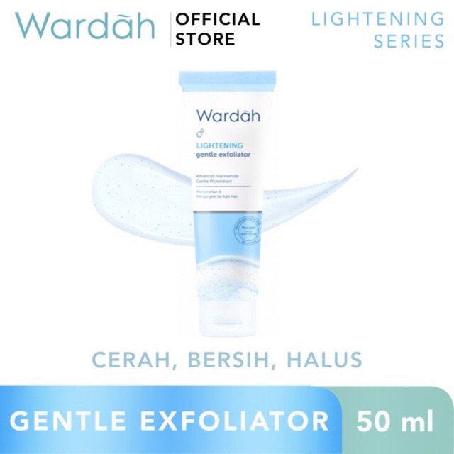 ✿ELYSABETHME✿ 🅆 🄰 🅁 🄳 🄰 🄷 Wardah Lightening gentle exfoliator face srub wajah angkat komedo