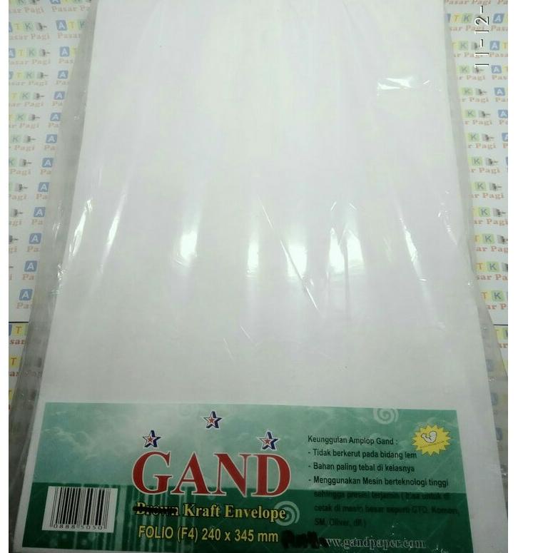 

Paling Popular 6WCK0 Amplop Folio Putih +Seal 47 Ready Stok