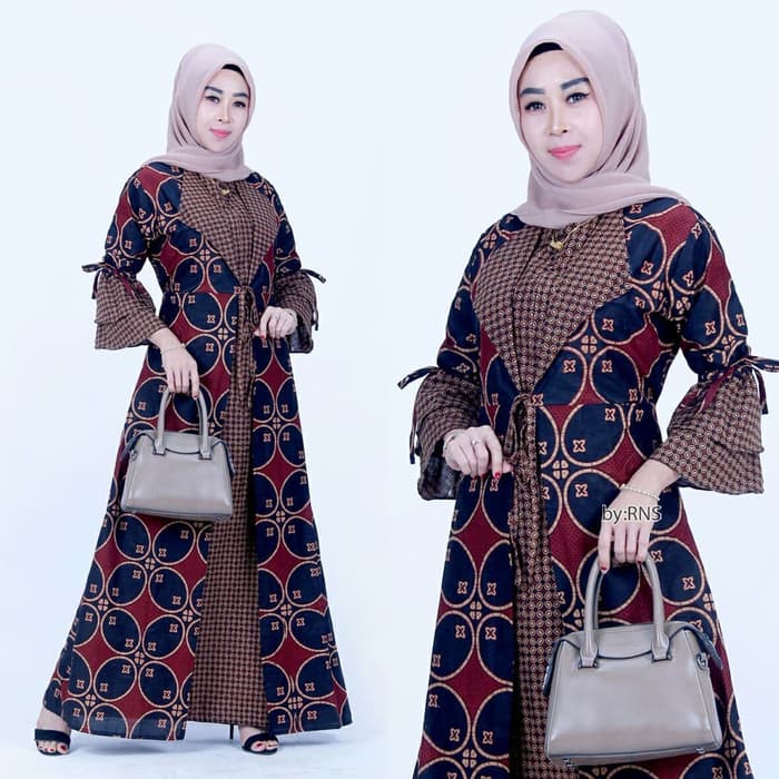 Gamis Syari Gamis Model Rompi Jas Shopee Indonesia