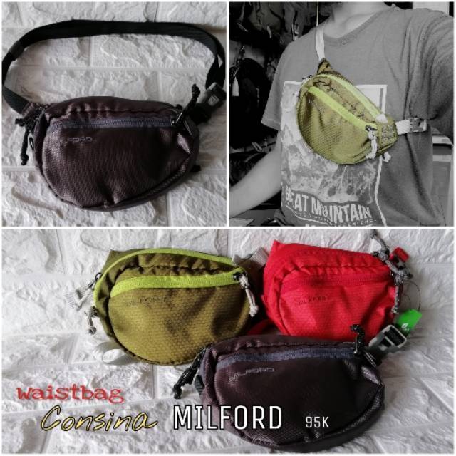 Waist Bag Consina Milford Original Tas Selempang Kecil Consina Original