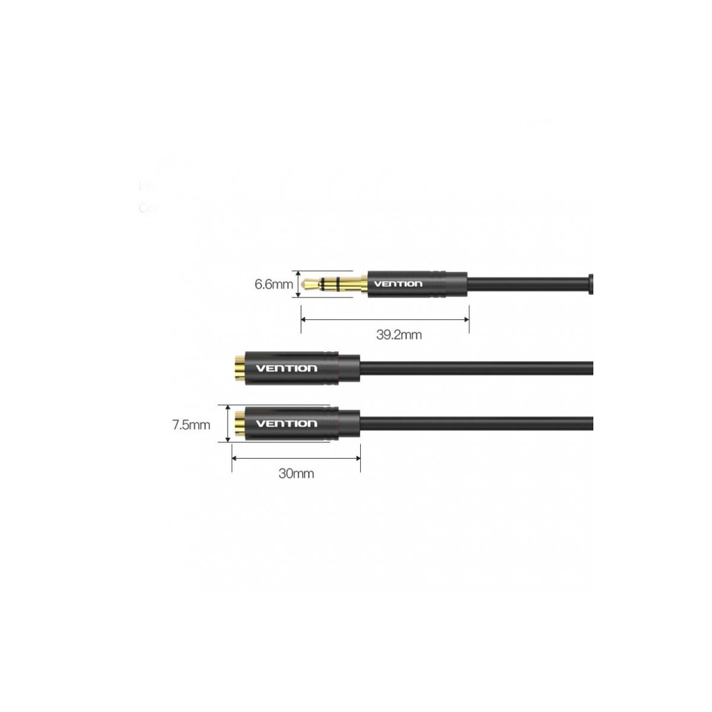 KABEL SPLITTER VENTION 0.3M 4 POLE MALE TO 2 FEMALE / BBVBY