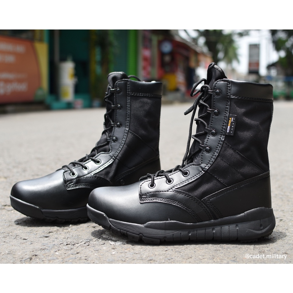 Sepatu Combat Boots BOOTS BLACKWATER (POLOS) - HITAM