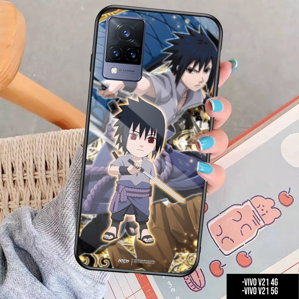 CASE VIVO V21 4G / V21 5G - Casing VIVO V21 4G / 5G Terbaru TOP ONE CASE [ ANIME NRT ] Silikon VIVO 