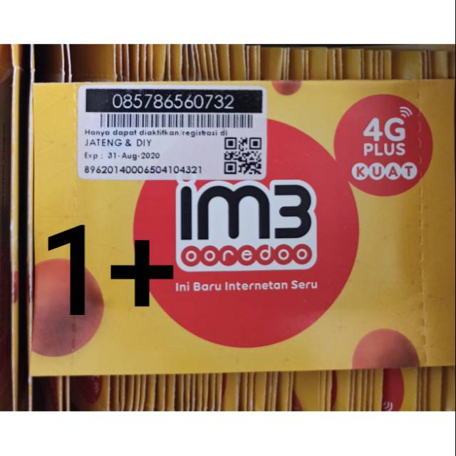 Perdana internet 1GB unlimited indosat segel