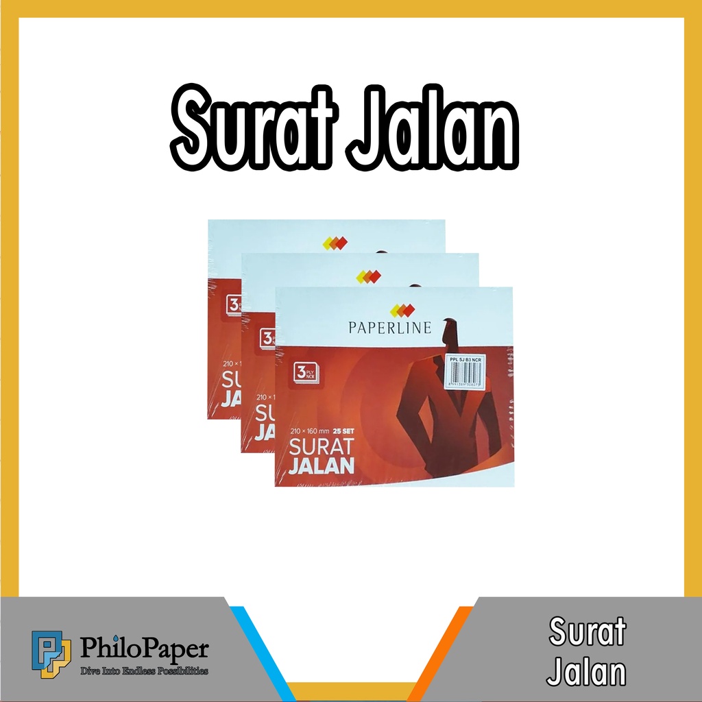 

ATK ~ Buku Surat Jalan 3 ply / Surat Jalan Besar Tiga Rangkap