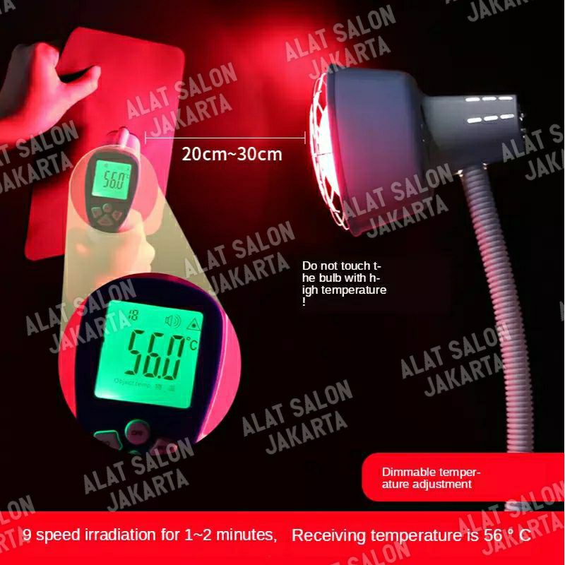 LAMPU INFRARED LAMPU INFRA MERAH INFRARED LAMP THERAPHY 275WATT ALAT TERAPI INFRARED STANDING LAMP