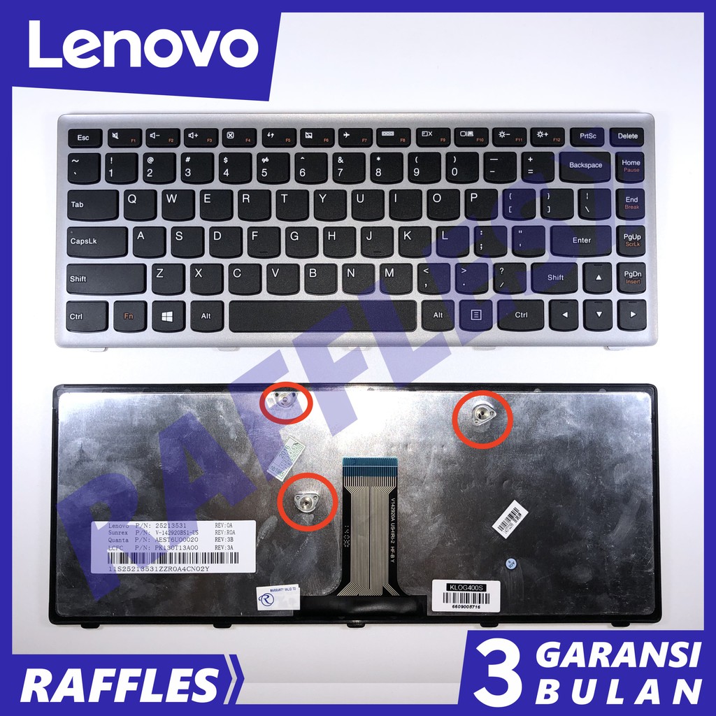 Keyboard Lenovo G400s G405s S410 S410S S410P