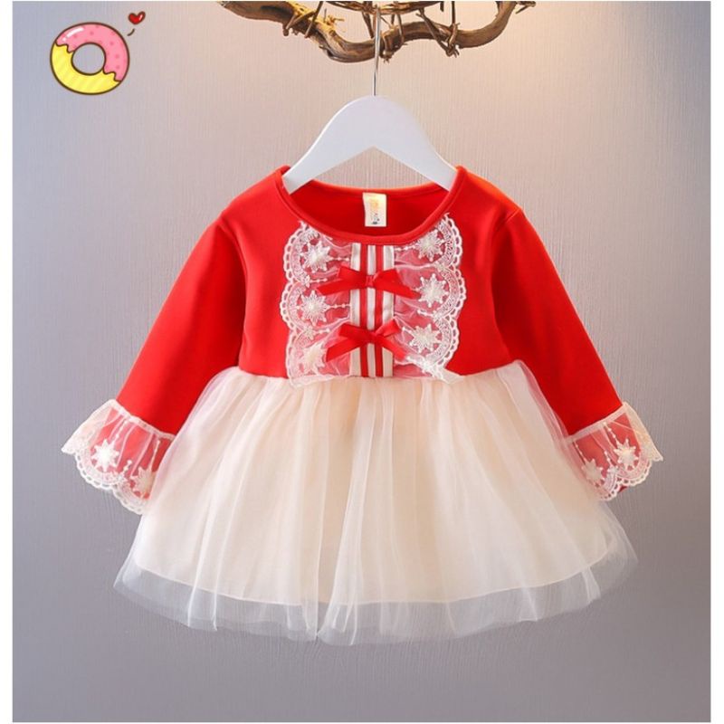 636 NEW Dress bayi/dress anak /pakaian bayi anak perempuan motif princes