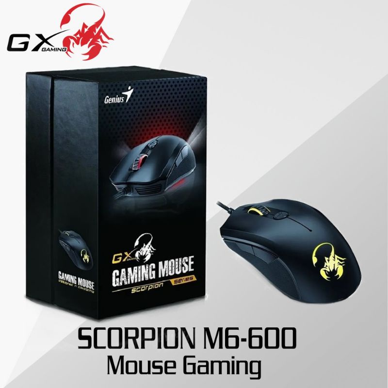 Mouse Genius GX Gaming Ammox M6-600 ( Original ) SALE PRODUCT