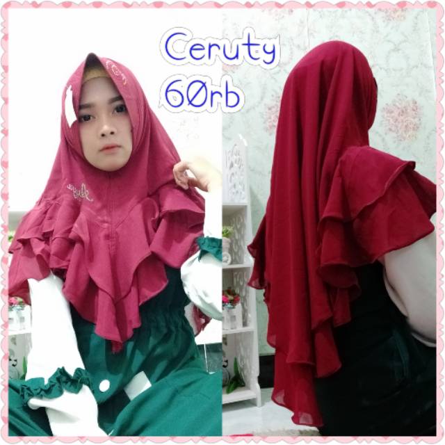 Khimar ceruty babydoll