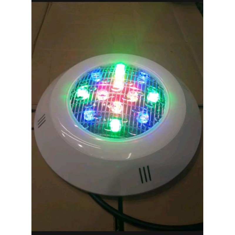 Lampu Kolam Renang RGB Bodi Plastik 12 Watt / 18 Watt Remote