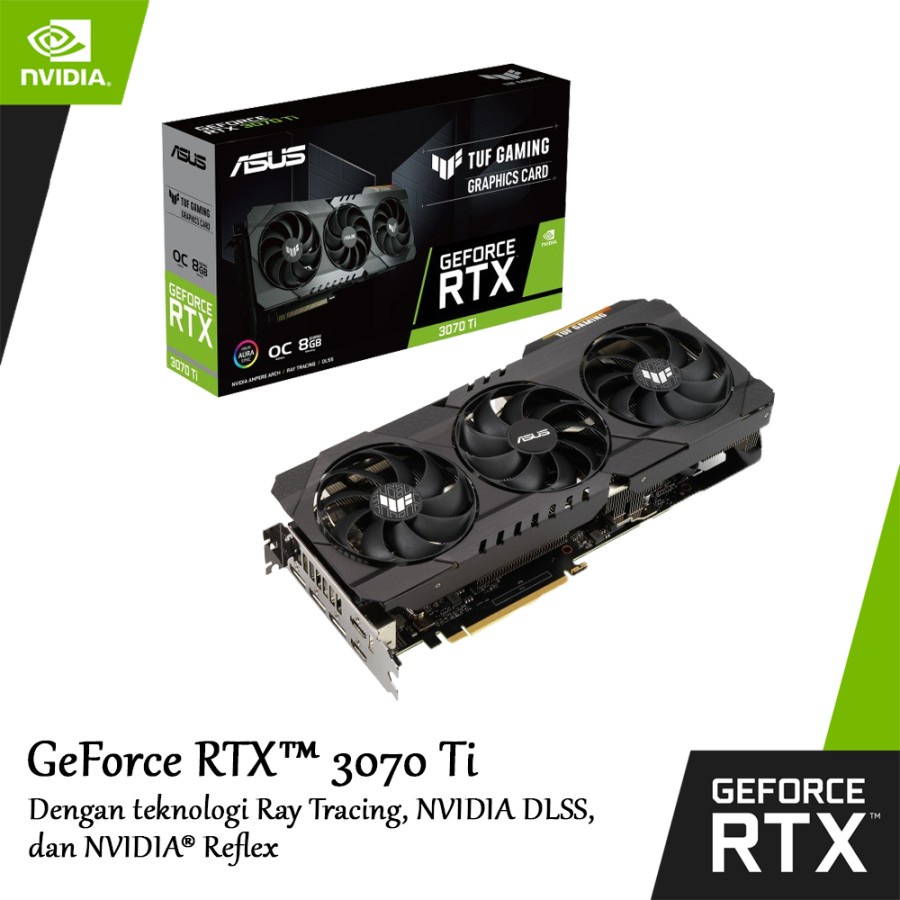 ASUS TUF Gaming GeForce RTX 3070 TI OC Edition 8GB GDDR6X