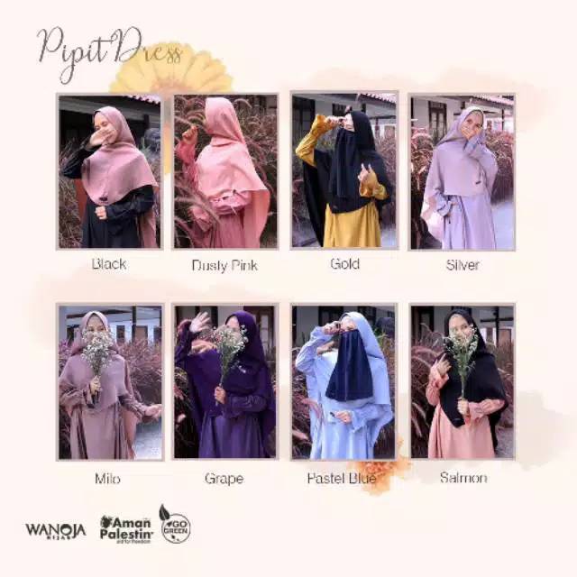 Pipit dress,gamis busui by wanoja hijab