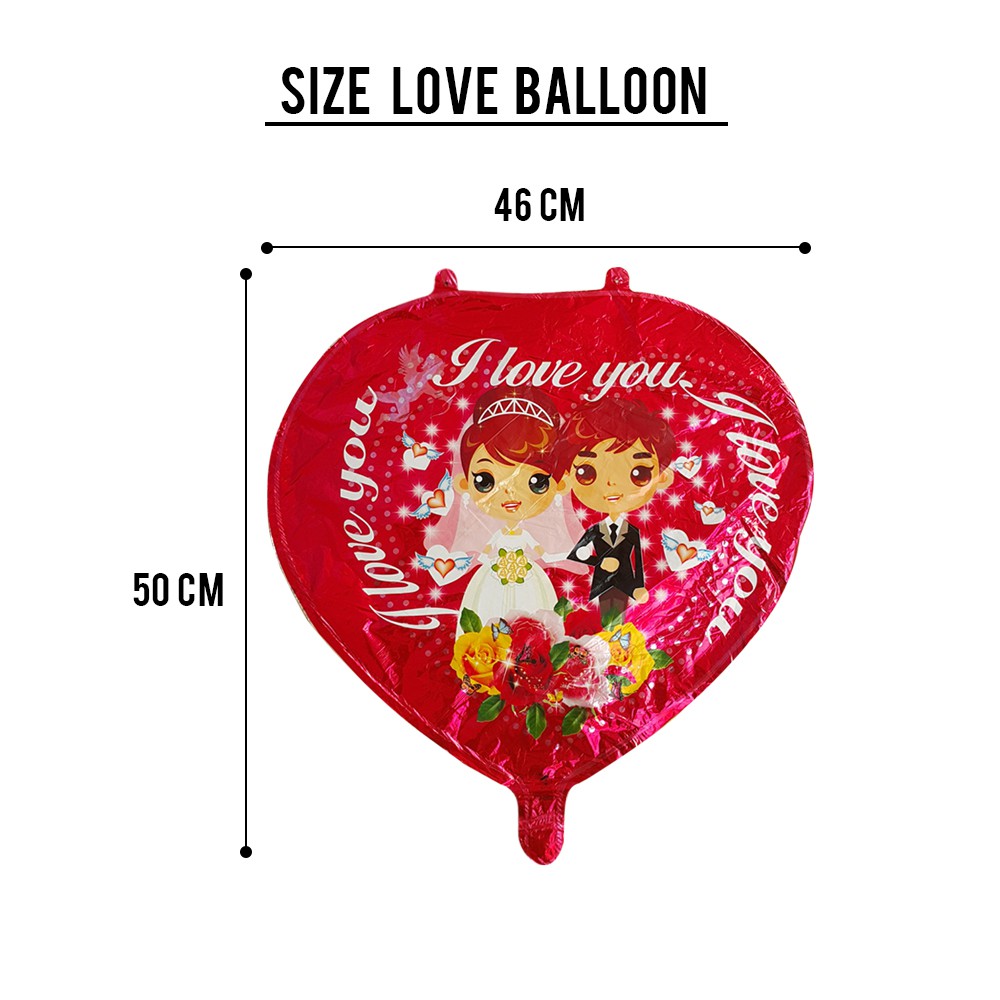 Balon Foil Karakter TULISAN EVENT - Balon Event Ulang Tahun Valentine New Year