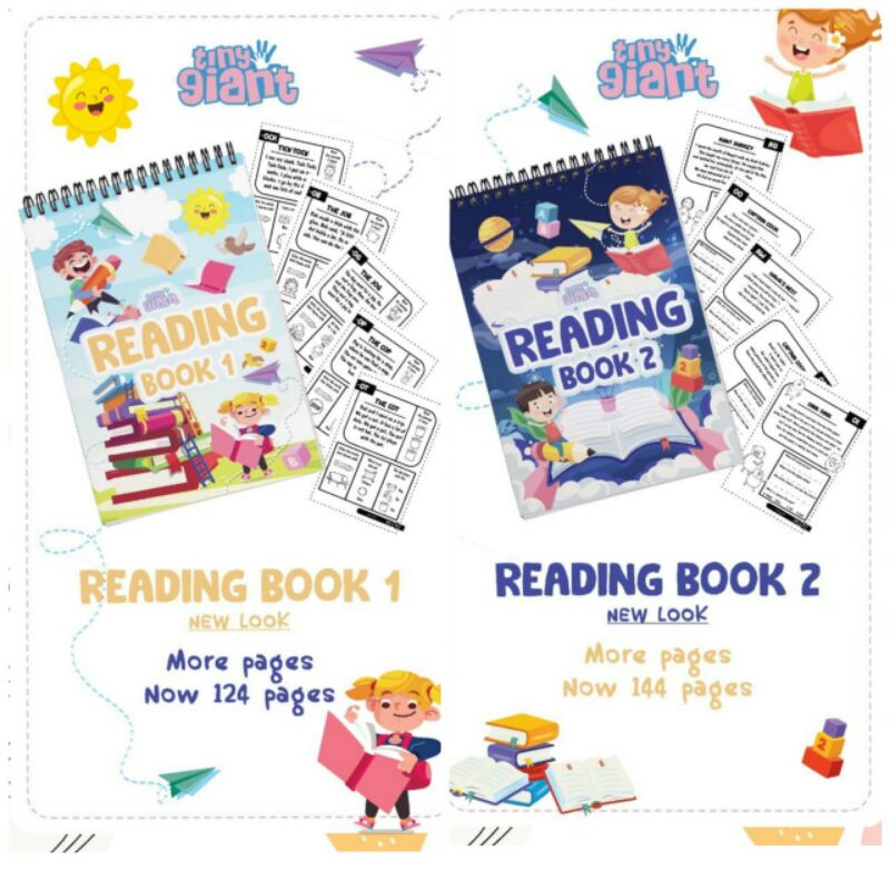 

Tiny giant bundling 2 pcs reading book