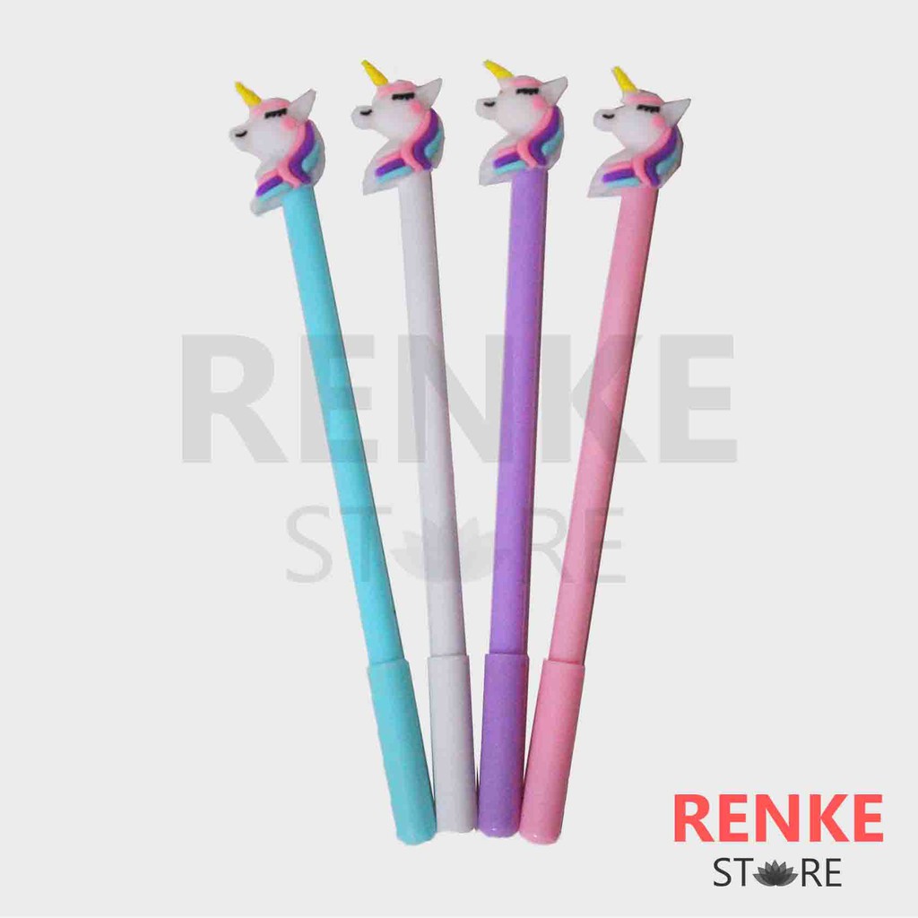 

Pen Gel Unicorn - Pulpen / Pena / Ballpoint / Bolpen Fancy Lucu Unik