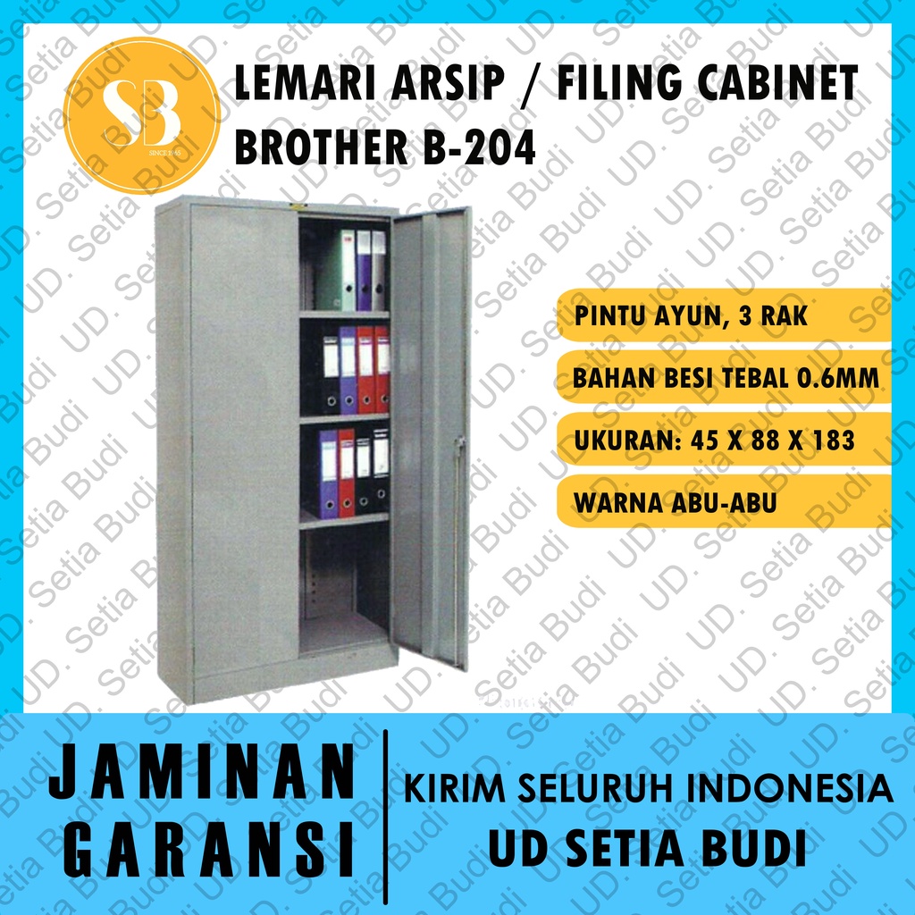 Filing Cabinet Lemari Arsip Besi Brother B-204