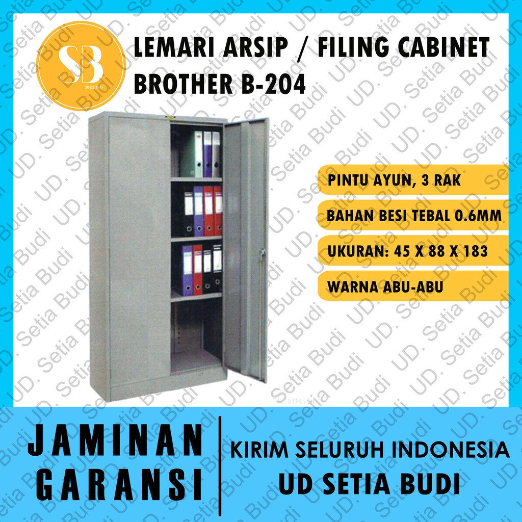 Jual Filing Cabinet Lemari Arsip Besi Brother B-204 | Shopee Indonesia