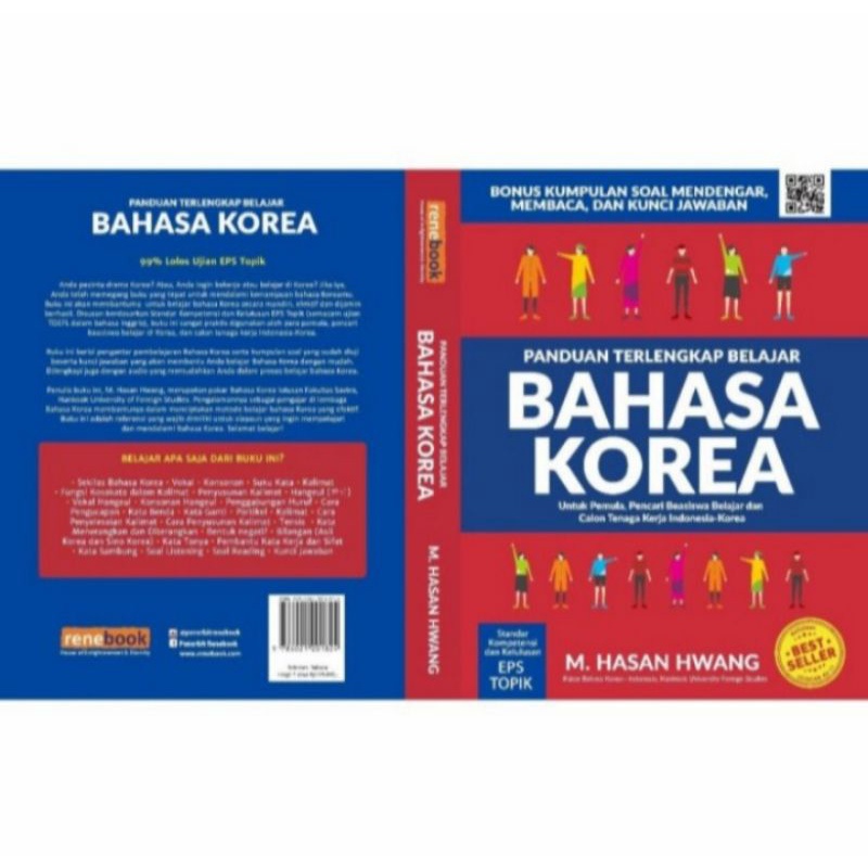 BUKU PANDUAN TERLENGKAP BELAJAR BAHASA KOREA UNTUK PEMULA ORIGINAL
