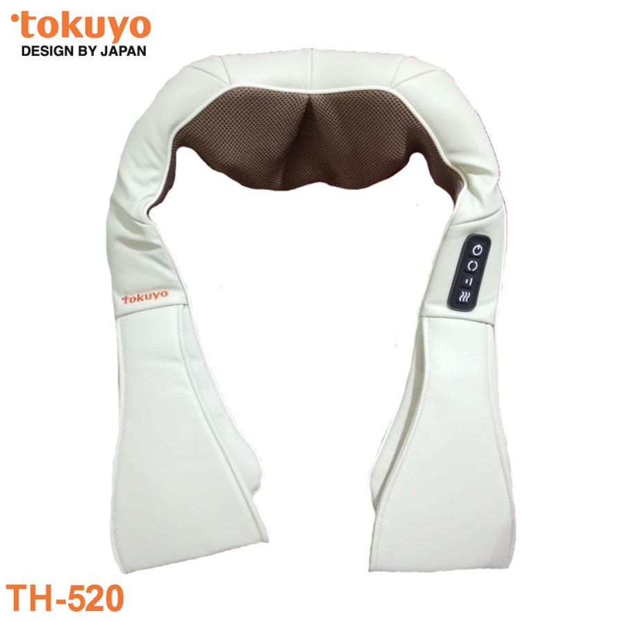 TOKUYO Neck Massager TH-520 - Alat Bantal Pijat Leher Travel Elektrik