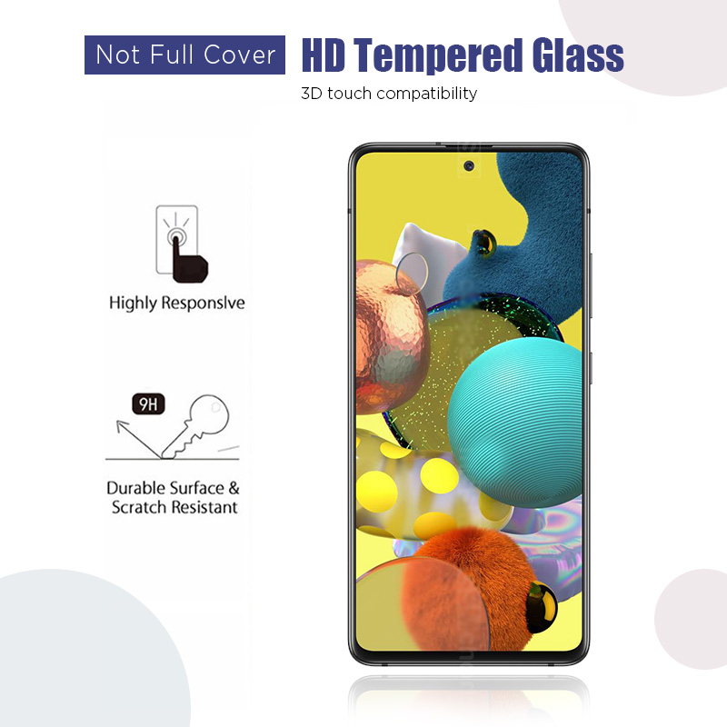 9H Hard Screen Protector for Samsung A51 A71 A50 A60 A30S A50S Tempered Glass on Galaxy A70 A30 A40 A20 A10 a20e A10E Front Film