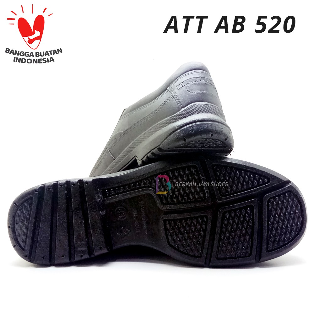 Sepatu Karet Pria - Sepatu Pantofel Karet Pria ATT AB 520 Hitam - Anti Air &amp; Anti Slip