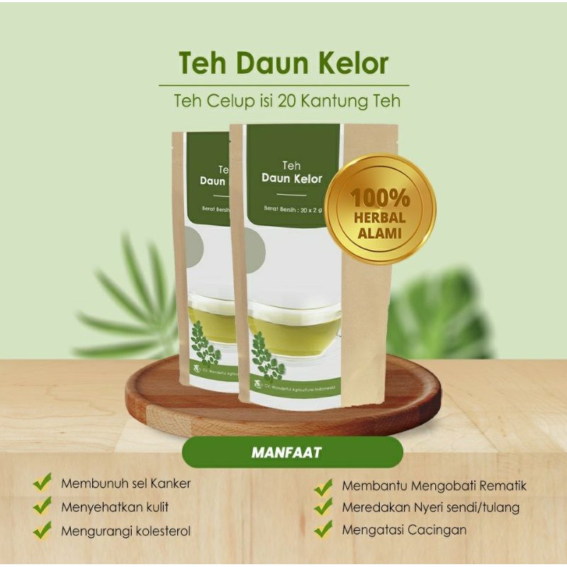 

Teh Celup Daun Kelor
