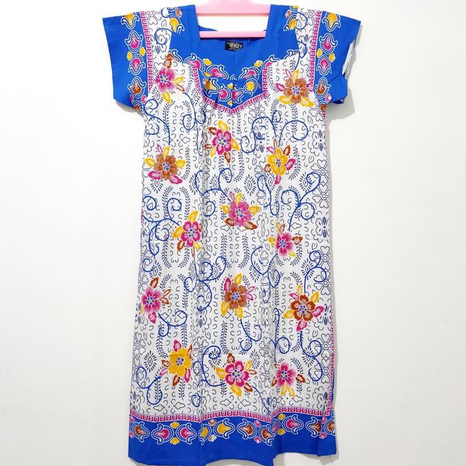 Murah Daster Batik Hengky - Sikak Akar - Murah Harga Distributor - Biru Best Seller