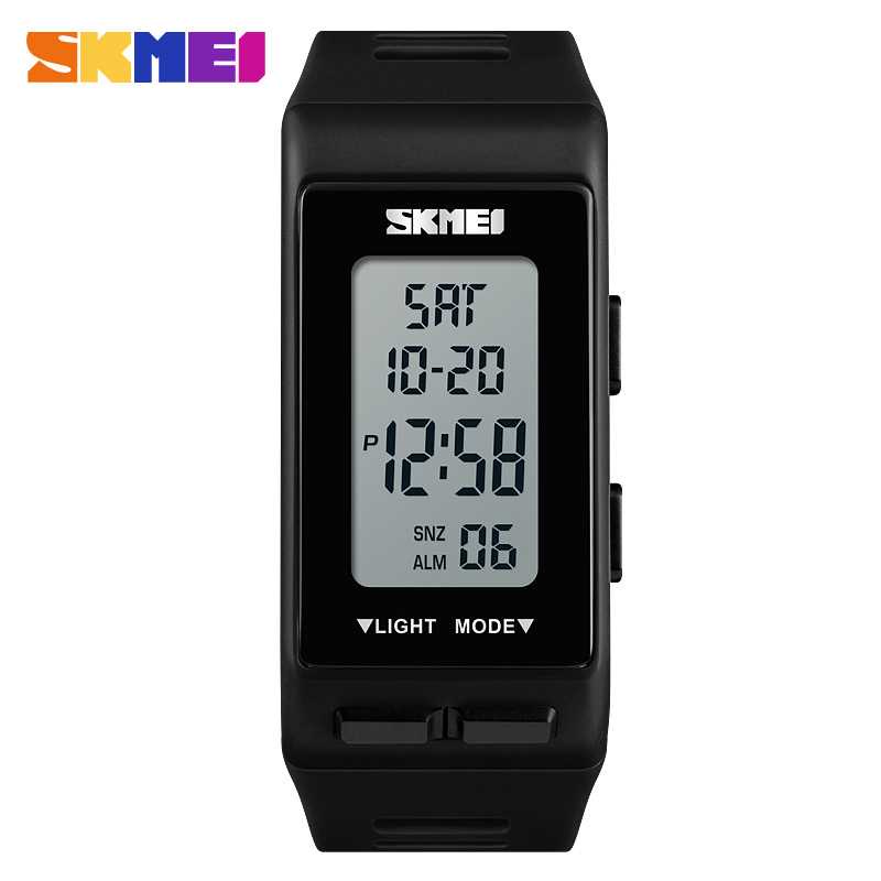 SKMEI Jam Tangan Digital Sporty  1362 Aneka warna Hitam Merah Biru Hijau kuning Titanium Gray Silver