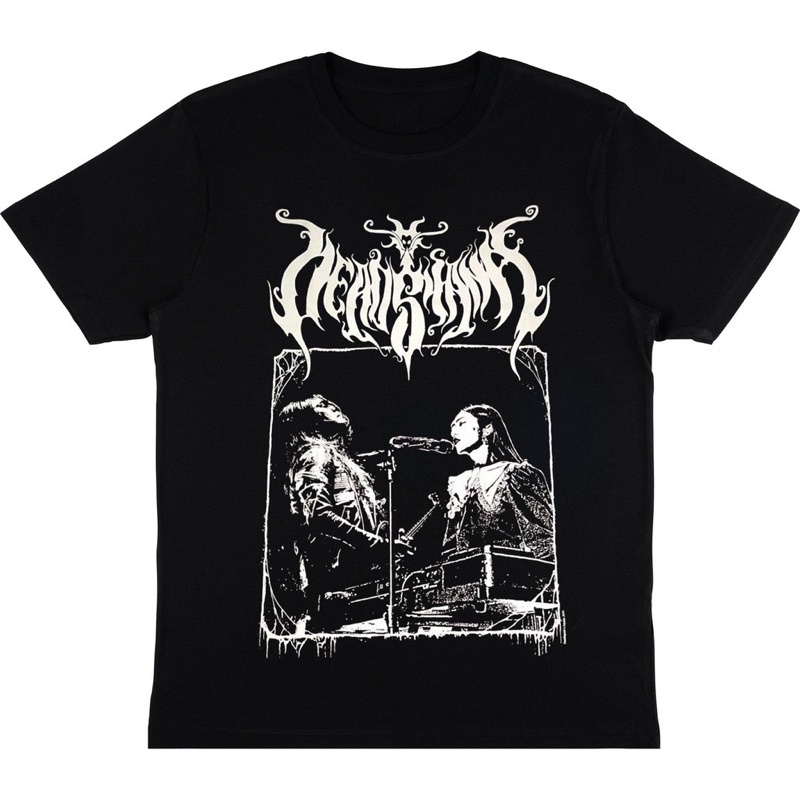 KAOS BAND DEADSQUAD X ISYANA SARASVATI | T-SHIRT BAJU BAND METAL INDO DEAD SQUAD