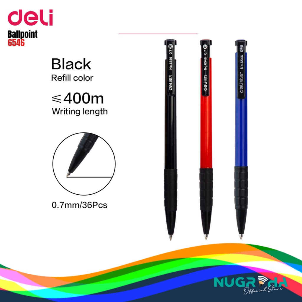 

BALLOINT / PENA / PEN DELI 6546 HITAM